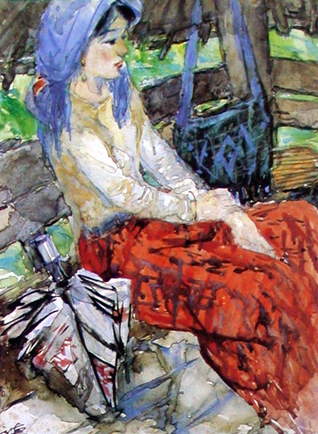 中国水彩画图史——回顾前进中的20年（1978--1998）[图] -中国拍卖网